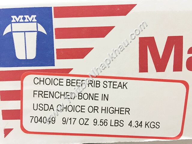 Ảnh khác của Thăn Vai Có Xương Lọc Sạch Kiểu Pháp Cắt Steak Hàng Choice - Tomahawk